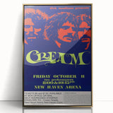 Cream Retro Poster Art - Vintage Band Wall Art - Retro Canvas Print