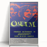 Cream Retro Poster Art - Vintage Band Wall Art - Retro Canvas Print