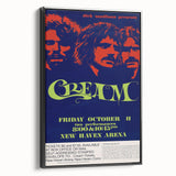 Cream Retro Poster Art - Vintage Band Wall Art - Retro Canvas Print