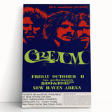 Cream Retro Poster Art - Vintage Band Wall Art - Retro Canvas Print