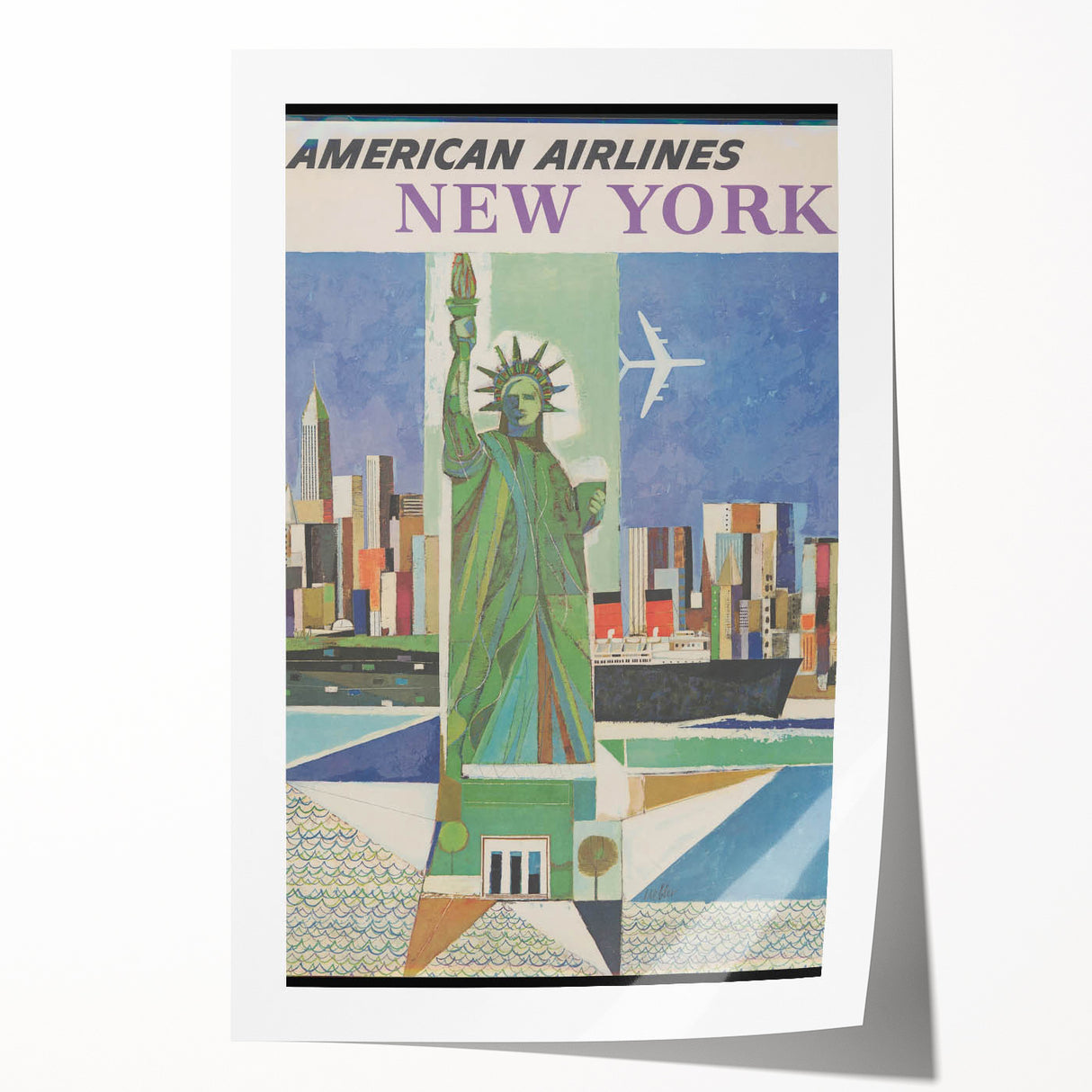 Retro New York City Poster – Vintage Prints & Mid-Century Wall Art