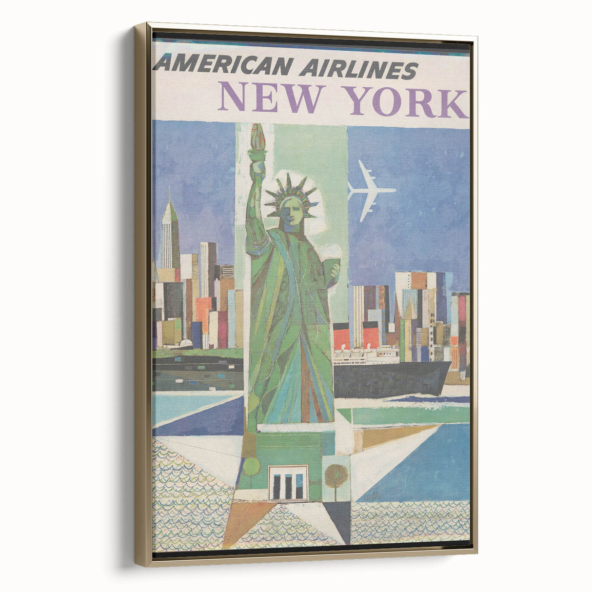 Retro New York City Poster – Vintage Prints & Mid-Century Wall Art