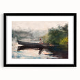 The End of the Day Adirondacks Realism Art Print - Winslow Homer Landscape