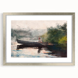 The End of the Day Adirondacks Realism Art Print - Winslow Homer Landscape