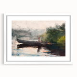 The End of the Day Adirondacks Realism Art Print - Winslow Homer Landscape