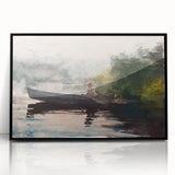 The End of the Day Adirondacks Realism Art Print - Winslow Homer Landscape