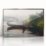 The End of the Day Adirondacks Realism Art Print - Winslow Homer Landscape