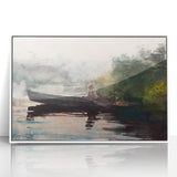 The End of the Day Adirondacks Realism Art Print - Winslow Homer Landscape