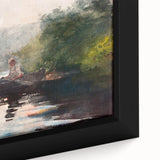 The End of the Day Adirondacks Realism Art Print - Winslow Homer Landscape