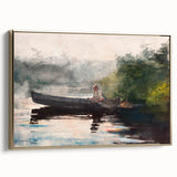 The End of the Day Adirondacks Realism Art Print - Winslow Homer Landscape