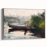 The End of the Day Adirondacks Realism Art Print - Winslow Homer Landscape