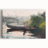 The End of the Day Adirondacks Realism Art Print - Winslow Homer Landscape