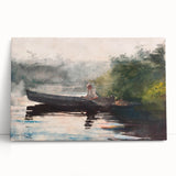 The End of the Day Adirondacks Realism Art Print - Winslow Homer Landscape