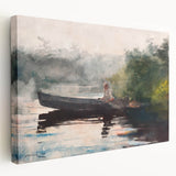 The End of the Day Adirondacks Realism Art Print - Winslow Homer Landscape