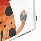 Playful Orange Cat – Boys Room Wall Art