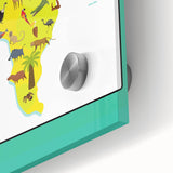 Educational Nursery Wall Decor – North America Continent Map