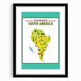 Educational Nursery Wall Decor – North America Continent Map