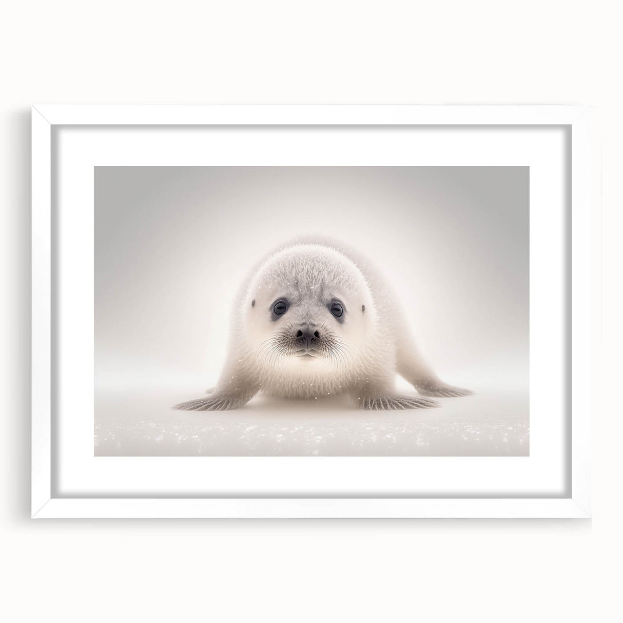 Adorable Baby Seal Wall Art - Perfect for Kids Room Decor