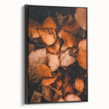 Black and white framed canvas depicting a vintage landscape painting, ideal for bedroom wall art.