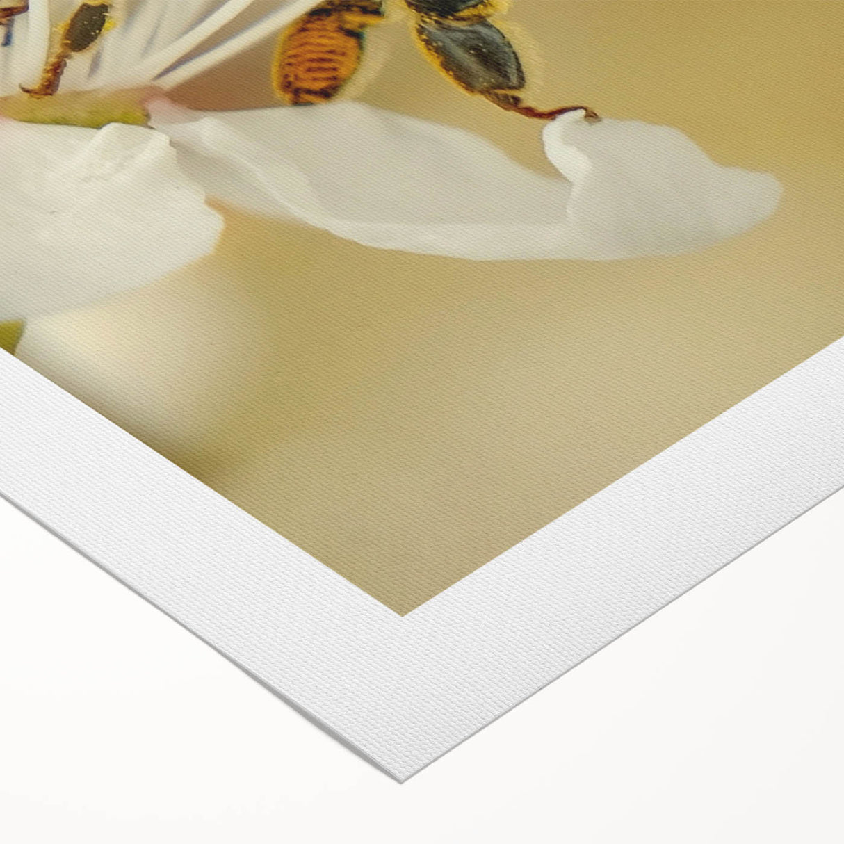 Art deco poster featuring a stylized spring scene in pastel colors on rolled canvas, ideal for dining room decor.
