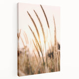 Large art depicting a summer scene in vibrant hues on stretched canvas, ideal for kitchen wall decor.