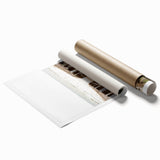 Extra large rolled canvas featuring a floral design in soft pastel shades, ideal for classy bathroom wall art.