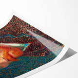 Extra large wall art featuring line art flowers in monochrome, printed on rolled canvas, ideal for large living room decor.