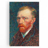 Black and white large canvas print of Van Gogh-inspired artwork, ideal for kitchen wall art or bedroom decor.