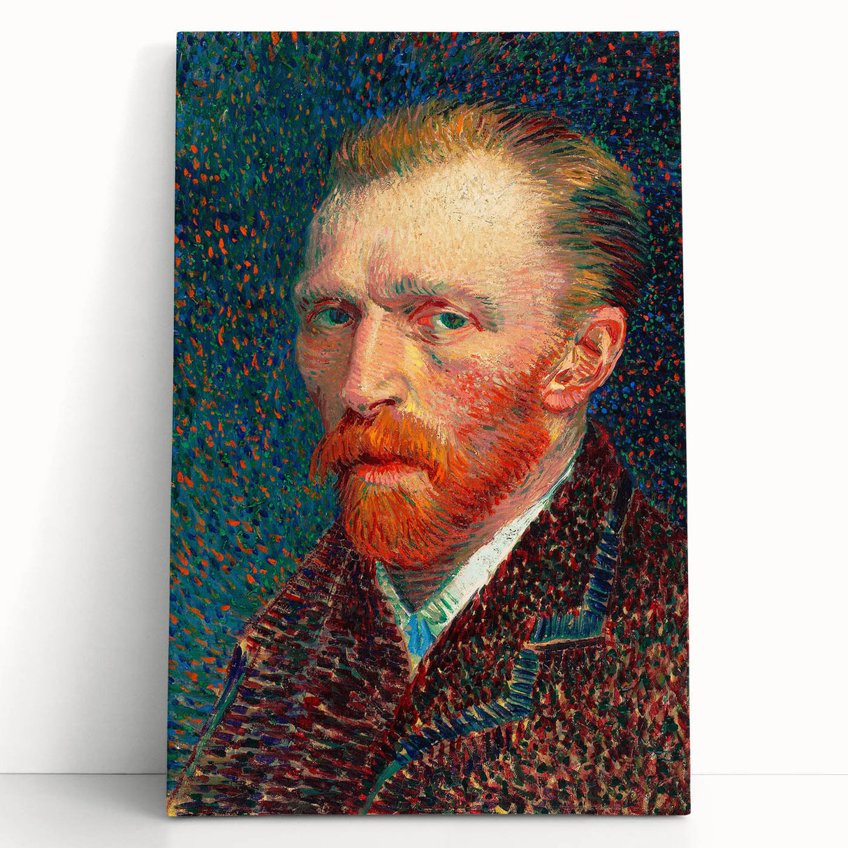 Large black and white canvas print of Van Gogh's Starry Night, ideal for kitchen wall art.