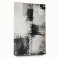 Abstract strokes wall art displayed in a side view, showcasing vibrant colors and unique acrylic designs with visible pins, perfect for modern home decor.