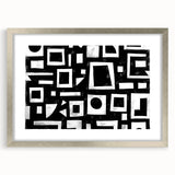 Abstract strokes wall art framed in silver, featuring vibrant colors and dynamic patterns, ideal for modern home decor and artistic interiors.