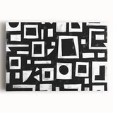 Abstract wall art canvas displaying vibrant, multicolored strokes in an artistic design, ideal for modern decor. Perfect for enhancing living spaces with a touch of creativity.