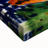 Modern Wall Art - Vibrant Abstract Landscape with Blue Trees