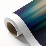 Abstract wall art featuring vibrant strokes in blue, orange, and yellow on rolled canvas, perfect for modern decor. Ideal for adding color and style to any room.