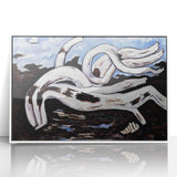 Modern Wall Art - Abstract Driftwood with Coastal Charm