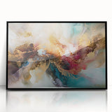 Framed acrylic wall art featuring abstract strokes in black and white, showcasing a modern design ideal for contemporary home decor. The artwork adds a touch of sophistication to any interior setting.