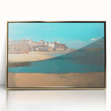 Modern Wall Art - Tranquil Village by the Sea in Brittany
