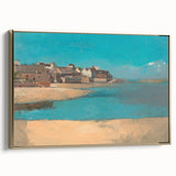 Modern Wall Art - Tranquil Village by the Sea in Brittany