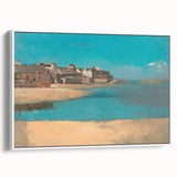 Modern Wall Art - Tranquil Village by the Sea in Brittany