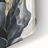 Abstract strokes wall art design in vibrant colors, featuring dynamic brushwork on acrylic glass, perfect for modern home decor. This close-up highlights the texture and depth of the artwork, ideal for adding a contemporary touch to any space.