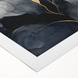 Abstract strokes wall art design on rolled canvas, showcasing vibrant colors and fluid shapes, perfect for modern home decor or artistic interiors, packaged securely in a cardboard tube.