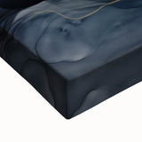 Close-up of an abstract strokes wall art canvas showcasing vibrant colors in a modern design, ideal for contemporary home decor. Perfect for art enthusiasts seeking unique decor pieces.