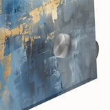 Abstract strokes wall art design featuring vibrant colors and fluid patterns, printed on acrylic glass, showcasing a modern aesthetic ideal for contemporary decor.