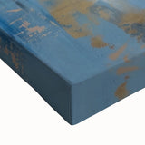 Abstract strokes wall art on stretched canvas, showcasing vibrant colors in a textured design. Ideal for modern home decor, adding a contemporary touch to any room.