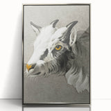 Romantic Goat Portrait by Jean-Bernard - Historical Romantic Canvas