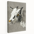 Romantic Goat Portrait by Jean-Bernard - Historical Romantic Canvas
