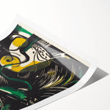 Modern Expressionism – Genesis II Abstract Expressionist Canvas Print