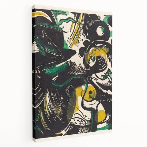 Modern Expressionism – Genesis II Abstract Expressionist Canvas Print