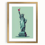 Extra large abstract art print featuring textured swirls in gold and white, framed with a gold mat.