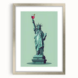 Textured abstract art print in earth tones, framed with a silver mat, suitable for bedroom decor.